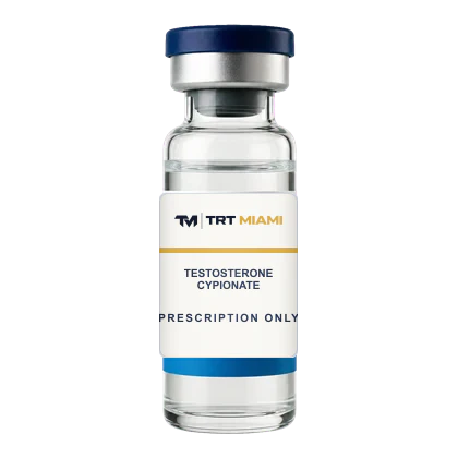 TRT Miami testosterone cypionate prescription vial